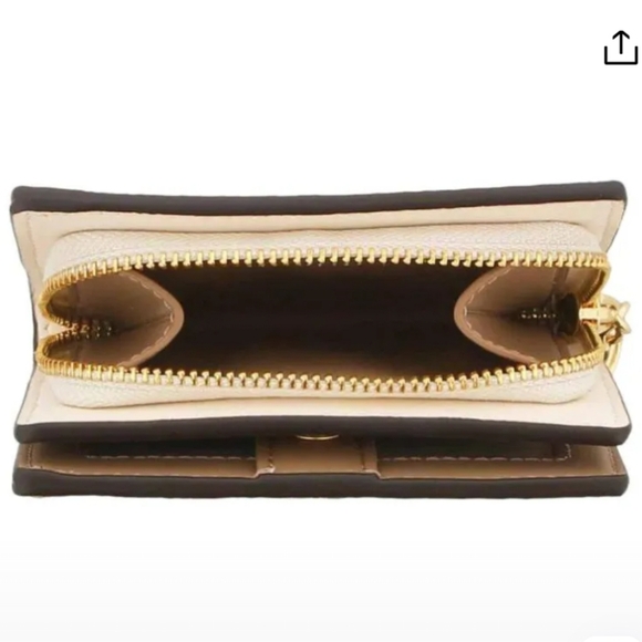 COACH Snap Wallet In Signature Canvas With Nostalgic Ditsy Print - Picture 4 of 6